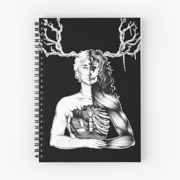 Item preview, Black White Nature Skeletal Human Shaded designed and sold by PunkAtrophy.