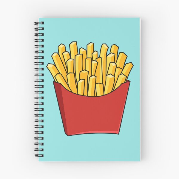 Item preview, French fries cartoon illustration designed and sold by Misscartoon.