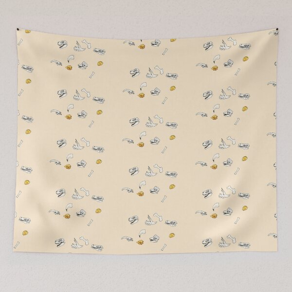 Item preview, Dinosaur Fossil Bone Print designed and sold by VanishingPrints.
