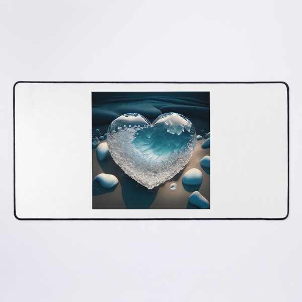 Item preview, crystal ocean heart beach scene designed and sold by dreamwish.