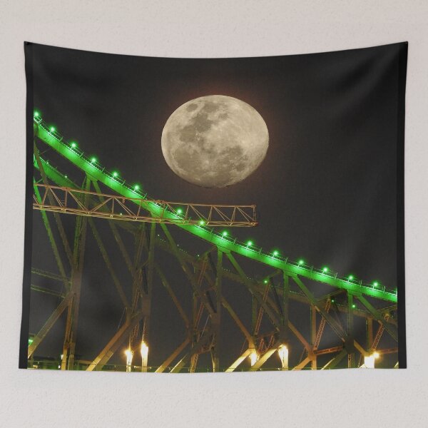 Item preview, Full Moon over Story Bridge Brisbane designed and sold by AussieAl.