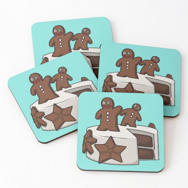 Item preview, Gingerbread cake cartoon illustration designed and sold by Misscartoon.