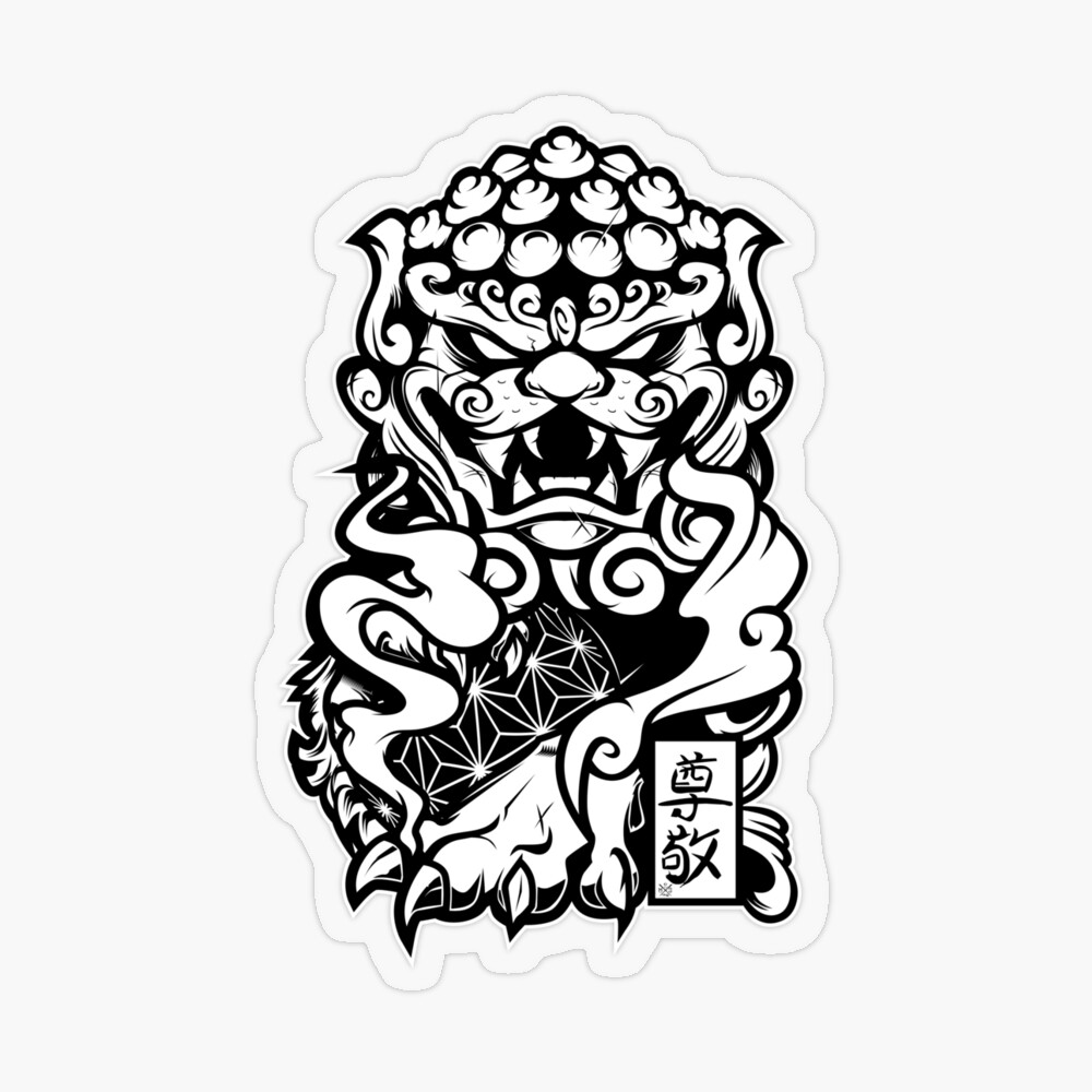 🦁🦁 Shisa (Traditional Ryukyuan cultural artifact) #tattoo #shisa  #shisatattoo #liontattoo #linetattoo #animaltattoo #シーサー... | Instagram