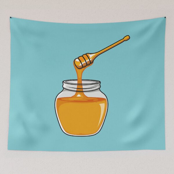 Item preview, Honey cartoon illustration designed and sold by Misscartoon.