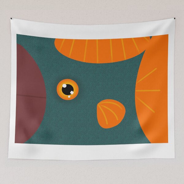 Item preview, Teal Fish (Retro) designed and sold by theAliCat.