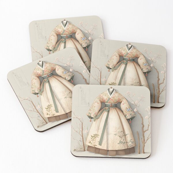 Item preview, Traditional Korean Hanbok art designed and sold by aliali7046.