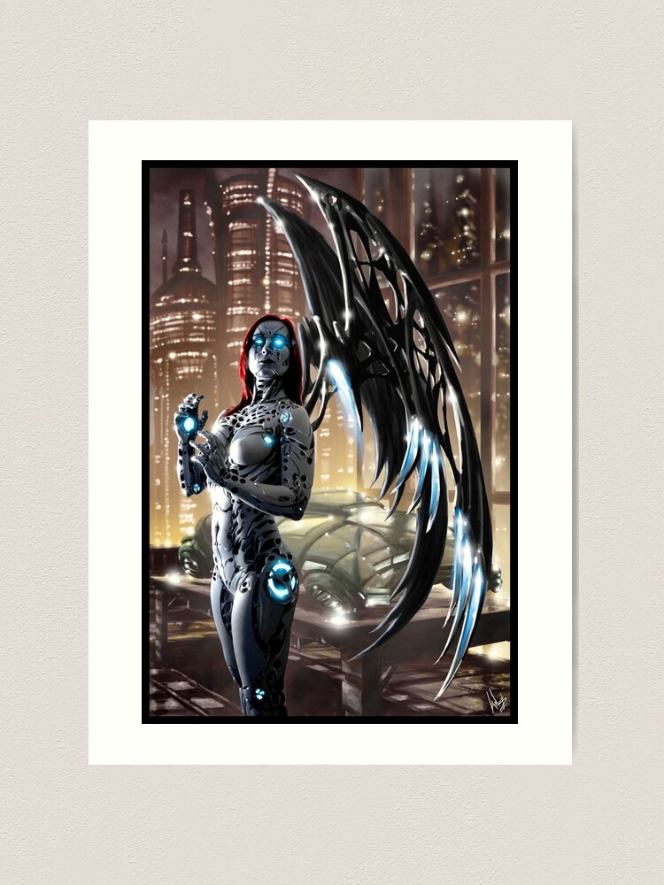 Robot Angel Painting 009