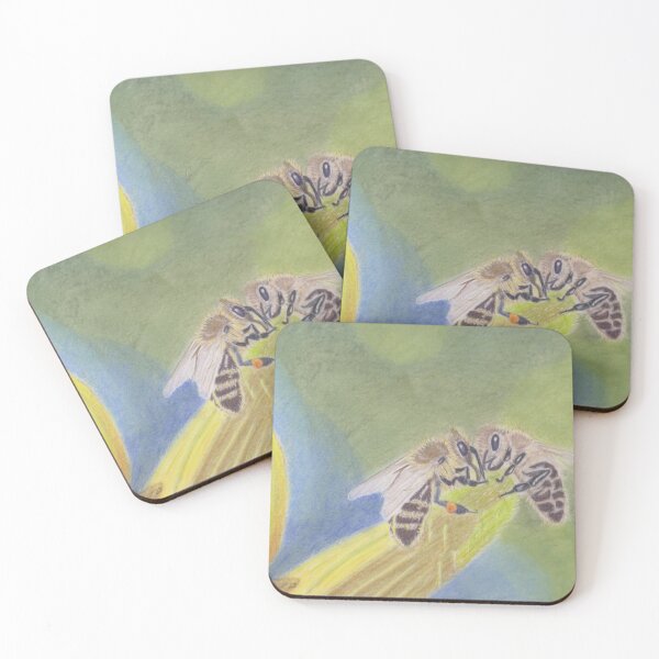 Item preview, Bee gathering nectar designed and sold by Sandra Johnston.