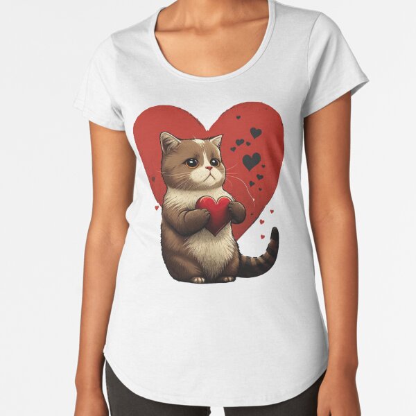Cat Lovers Valentines Day Shirt, Valentines Day Shirt - Winsomedesign