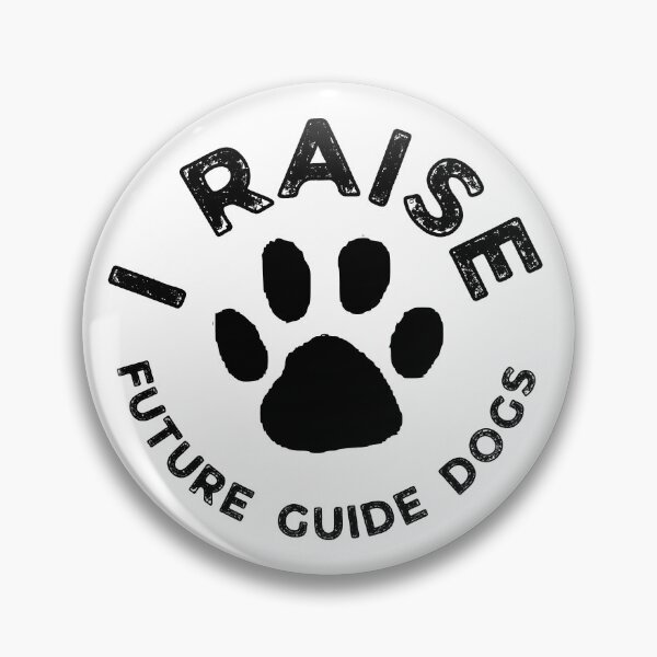Item preview, I Raise Future Guide Dogs - Guide Dog For The Blind - Dog Training - Working Dog - Black Design for Light Background - Circle Paw designed and sold by SayWhatYouFeel.
