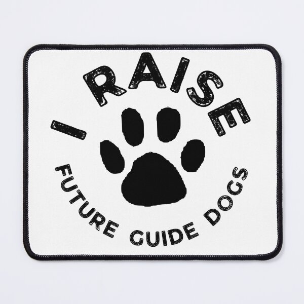 Item preview, I Raise Future Guide Dogs - Guide Dog For The Blind - Dog Training - Working Dog - Black Design for Light Background - Circle Paw designed and sold by SayWhatYouFeel.