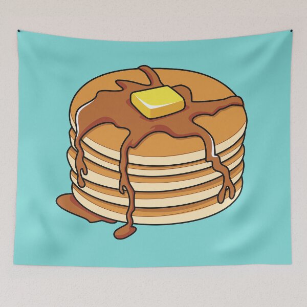 Item preview, Pancake cartoon illustration designed and sold by Misscartoon.