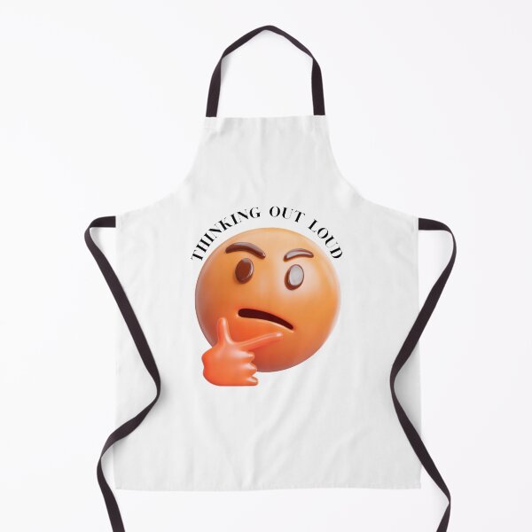 Item preview, Thinking Out Loud Emoticon Tee: A Classic Funny Shirt for Men and Women designed and sold by teespedia.