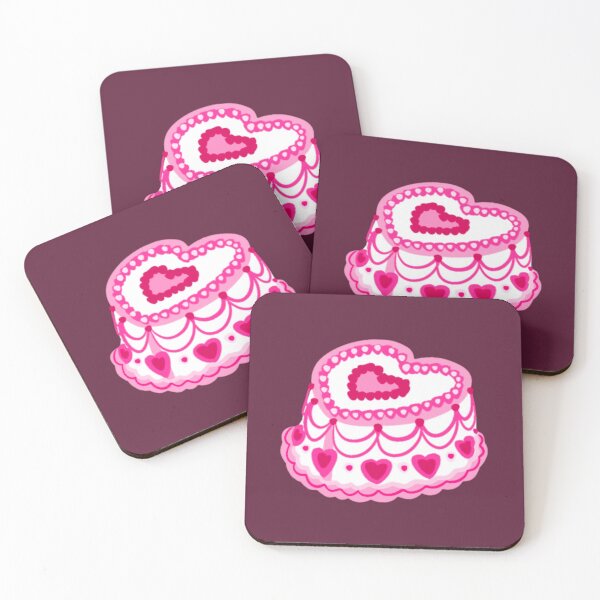 Item preview, pink heart cake designed and sold by hgrasel.