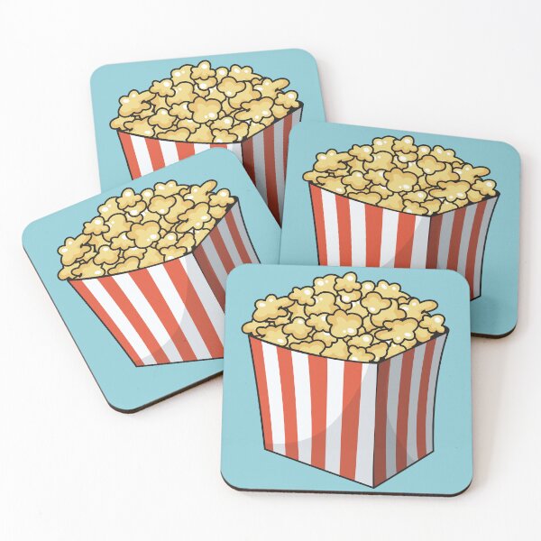 Item preview, Popcorn cartoon illustration designed and sold by Misscartoon.