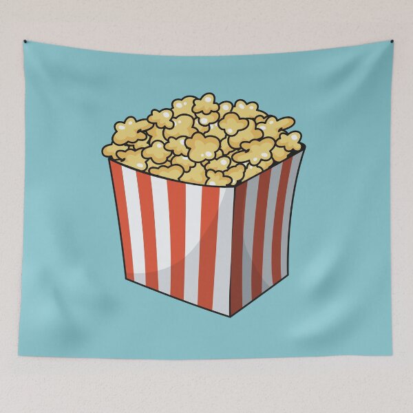 Item preview, Popcorn cartoon illustration designed and sold by Misscartoon.