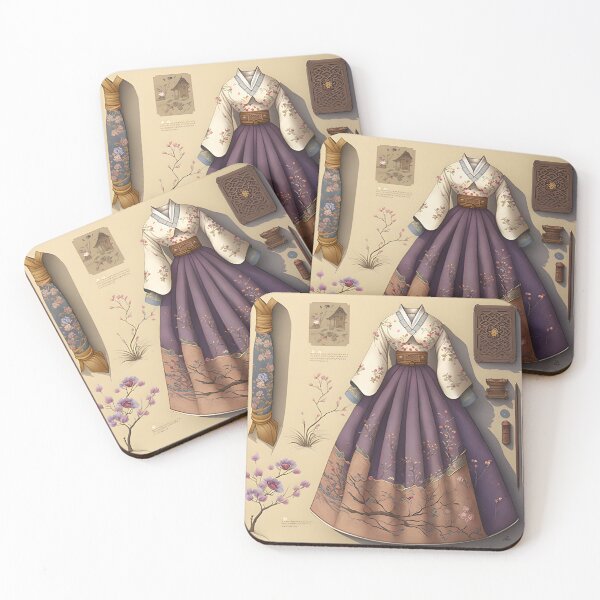 Item preview, Korean Traditional Hanbok Art Designs designed and sold by aliali7046.
