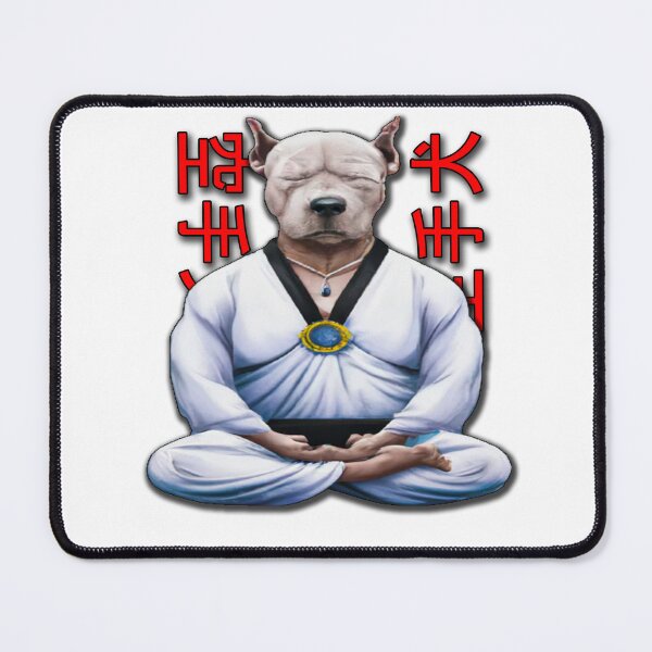 Item preview, Dog Knows Karate Meditating designed and sold by jgoenett.