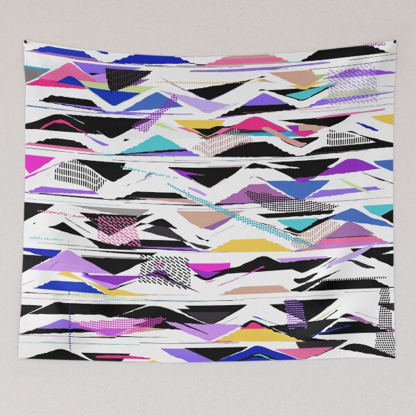 Item preview, Abstract 80s Vibrant Vector Vibes designed and sold by Cato99.