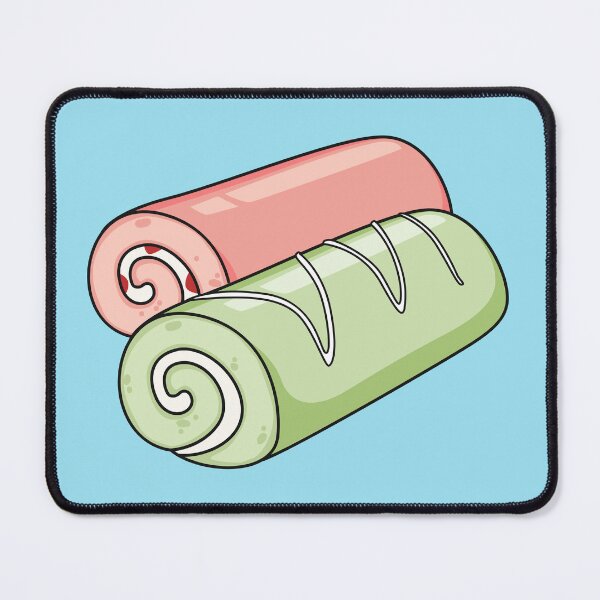 Item preview, Swiss roll / roll cake cartoon illustration designed and sold by Misscartoon.