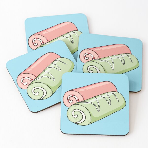 Item preview, Swiss roll / roll cake cartoon illustration designed and sold by Misscartoon.