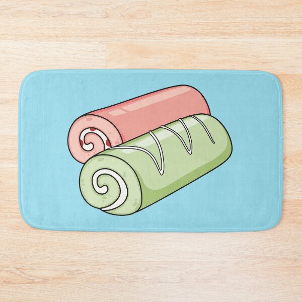 Item preview, Swiss roll / roll cake cartoon illustration designed and sold by Misscartoon.