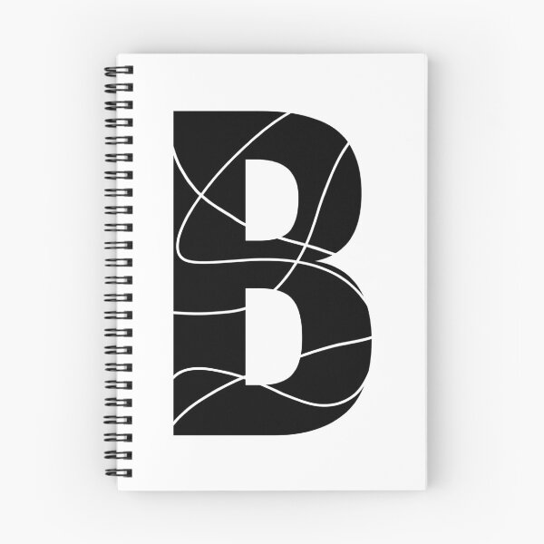 Item preview, B alphabet black color stylish Monogram - letter B / initial B designed and sold by stayartsy07.