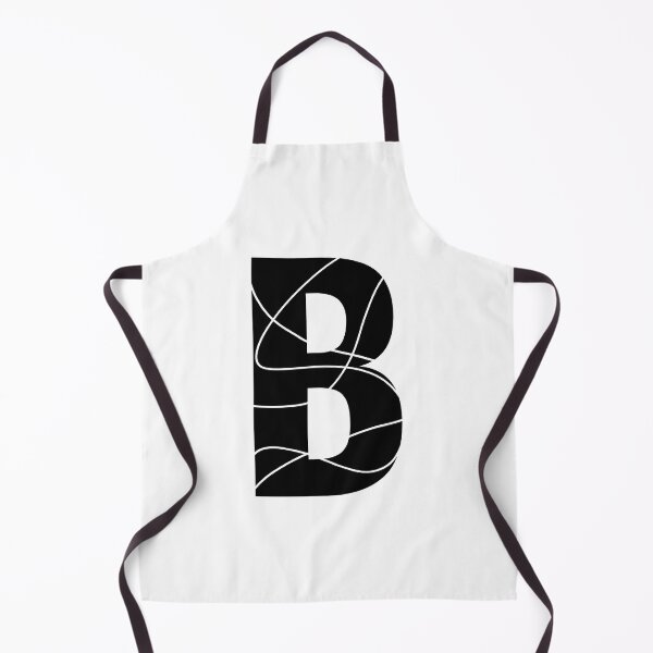 Item preview, B alphabet black color stylish Monogram - letter B / initial B designed and sold by stayartsy07.