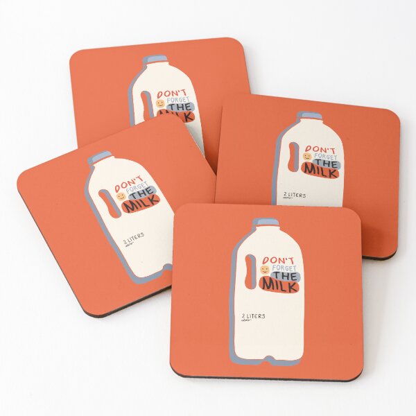 Item preview, Don't Forget the Milk - Retro Milk Bottle  designed and sold by aaalou.
