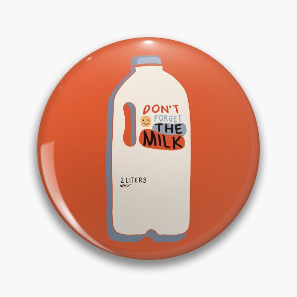 Item preview, Don't Forget the Milk - Retro Milk Bottle  designed and sold by aaalou.