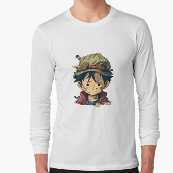 Monkey D Luffy One Piece Long Sleeve T-Shirts for Sale