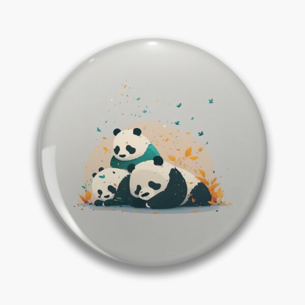 Item preview, Three Pandas Relaxing designed and sold by quick-drops.