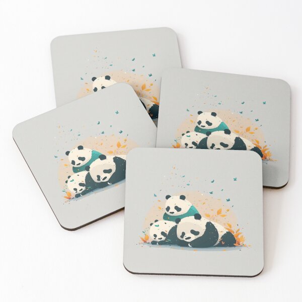Item preview, Three Pandas Relaxing designed and sold by quick-drops.