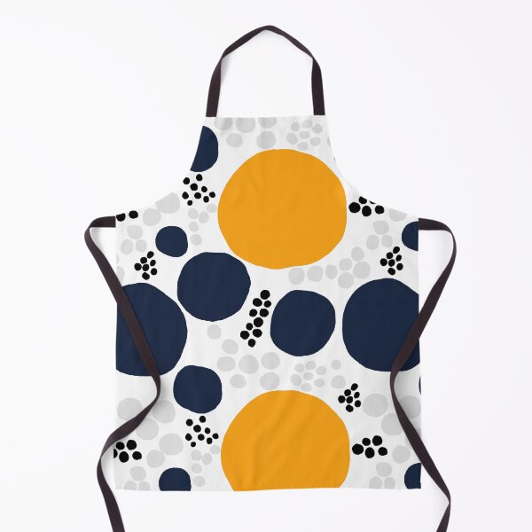 Bright Yellow Circles Apron