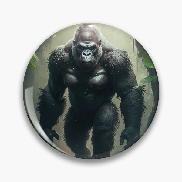 Item preview, Mountain Gorilla in the Wild Jungle  designed and sold by Brockinator.