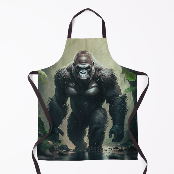 Item preview, Mountain Gorilla in the Wild Jungle designed and sold by Brockinator.