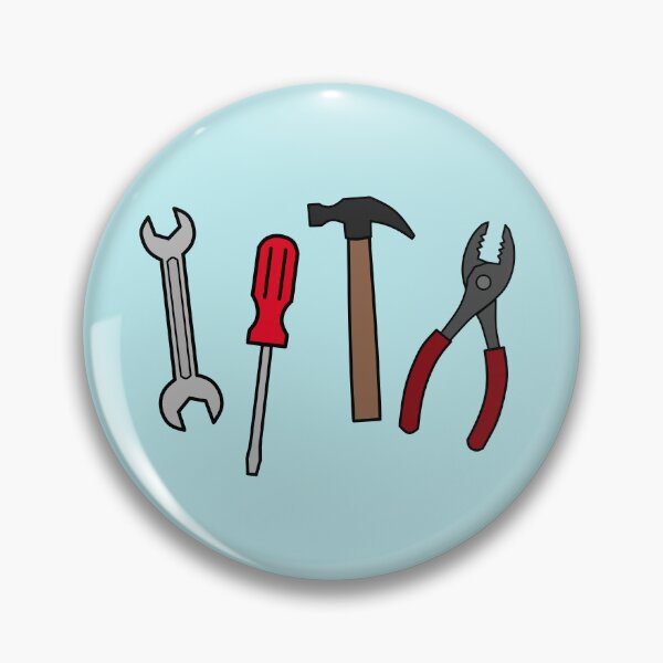 Item preview, Carpentry tools cartoon illustration designed and sold by Misscartoon.
