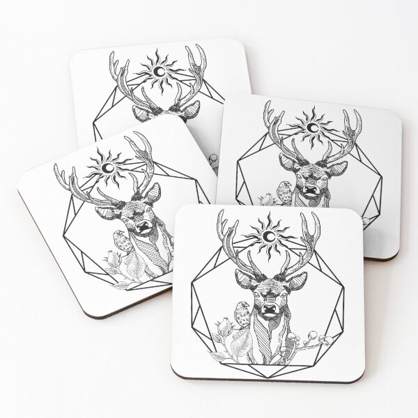 Item preview, Stag designed and sold by ColdBloodedInk.