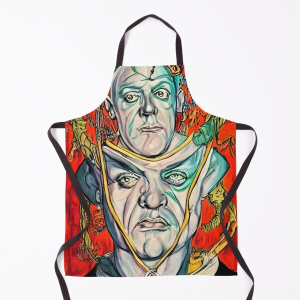 Item preview, Aleister Crowley The Great Beast of Thelema painted in a Surrealist and Impressionist style designed and sold by Ataraxia  Apparel.