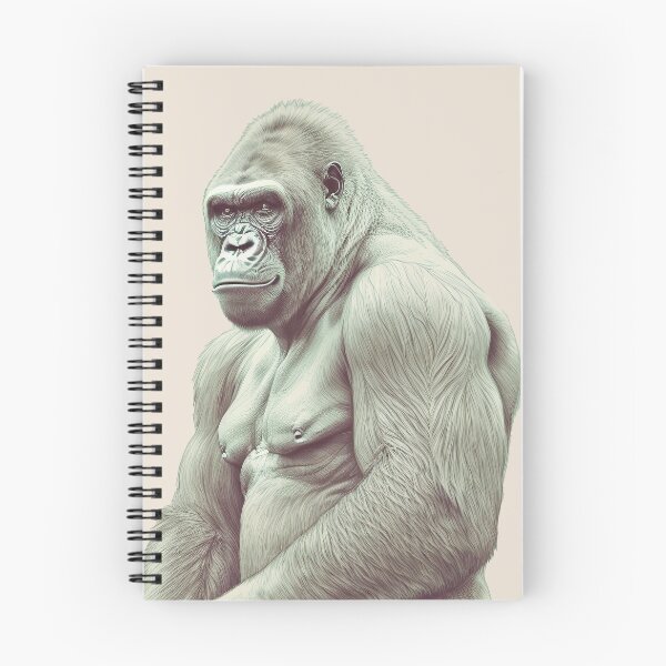 Item preview, Albino Gorilla Drawing of Gorilla  designed and sold by Brockinator.