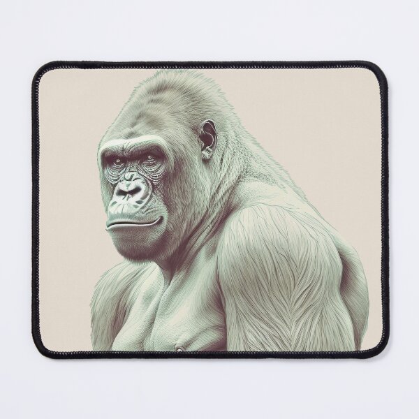 Item preview, Albino Gorilla Drawing of Gorilla designed and sold by Brockinator.
