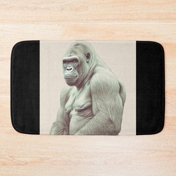 Item preview, Albino Gorilla Drawing of Gorilla  designed and sold by Brockinator.