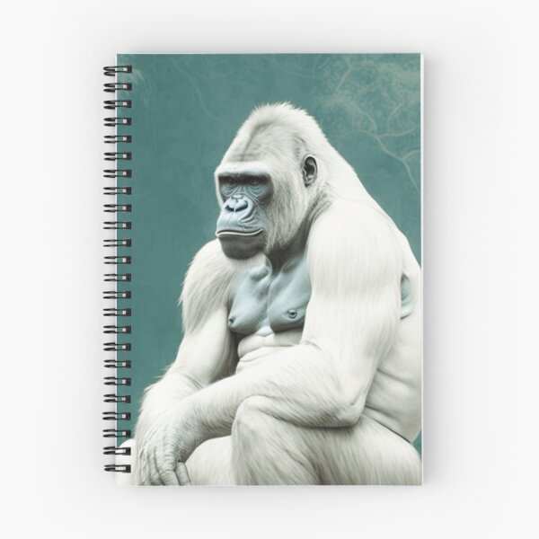 Item preview, Albino Gorilla Chilling Primate designed and sold by Brockinator.