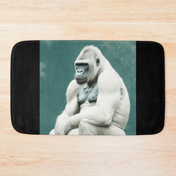Item preview, Albino Gorilla Chilling Primate designed and sold by Brockinator.