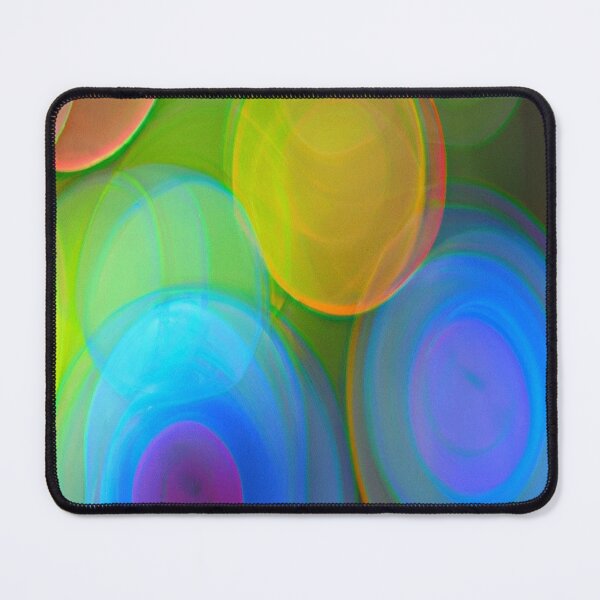 Magic hypnotizing concentric circles creating a sensation of rotation, flight and expansion of consciousness Mouse Pad