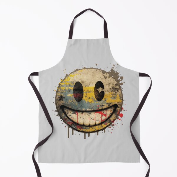 Item preview, Grunge Smiling Face Emoji designed and sold by Jarmo Piironen.