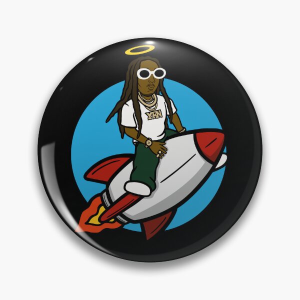 Item preview, Takeoff Tribute Rocket Ship RIP - Spaceship Illustration  designed and sold by DOGGY SEASON.