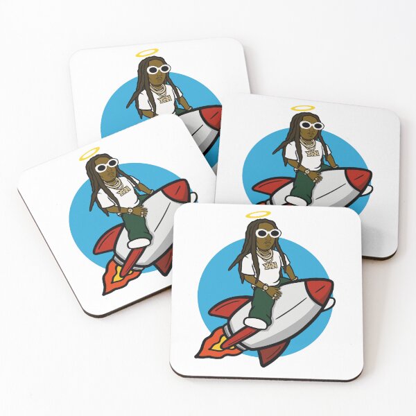Item preview, Takeoff Tribute Rocket Ship RIP - Spaceship Illustration  designed and sold by DOGGY SEASON.