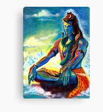 Shiva in Meditation Canvas Print