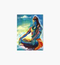 Shiva in Meditation Art Board